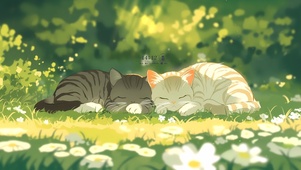 温馨的猫咪