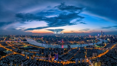 4K 璀璨城市风光