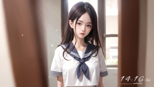 可爱制服美女