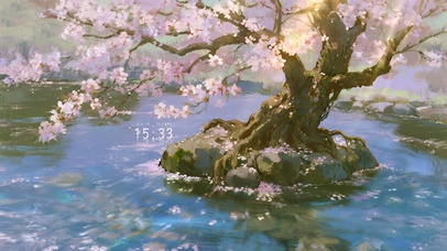 风起樱花落 古风