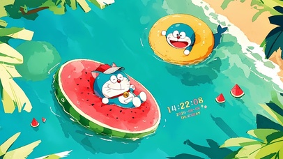 悠闲可爱哆啦A梦