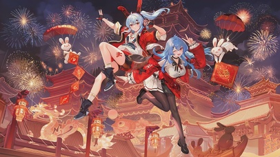 可爱二次元美少女动态壁纸