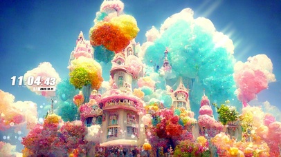 唯美梦幻棉花糖乐园世界