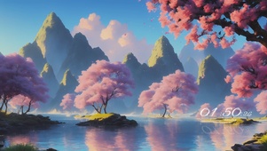 4K樱花岛