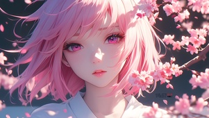 樱花甜美女神