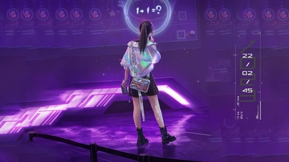 唯美清纯长腿美女