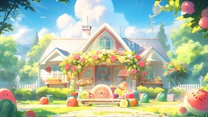 唯美温馨小屋	