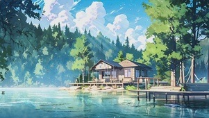 动漫场景AI