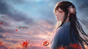 彼岸花美女