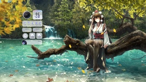湖畔美少女