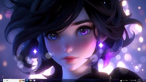 可爱短发少女