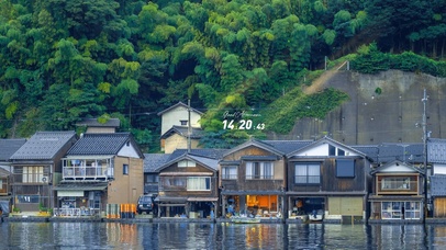 4K唯美治愈日系护眼海滨小镇