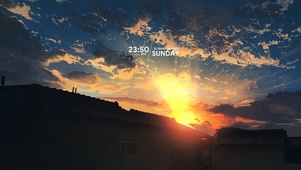 4k夕阳