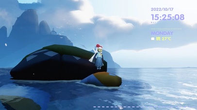 光遇风景圣岛乌龟蝴蝶结白斗