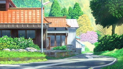 4K唯美绿色街道