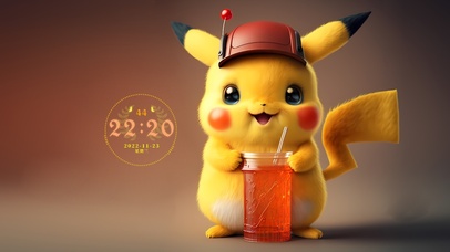 爱喝果汁的比卡丘