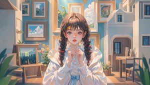 4K 画廊女孩