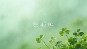 4k清新护眼四叶草壁纸