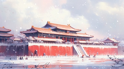 雪中故宫