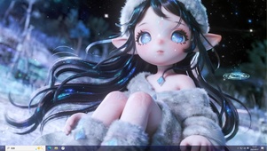 全息精灵小女孩