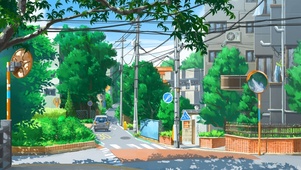 夏天的街道