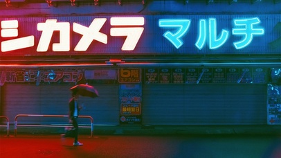 一个人的霓虹雨街