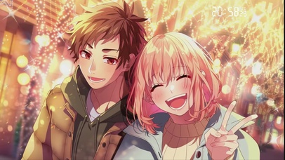 4K 冬日小雏 情侣头像 女孩