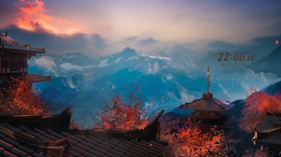 治愈唯美城南秋叶落