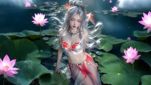 4K国风汉服美女