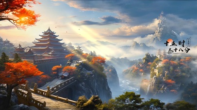 古风仙山宗门阁楼