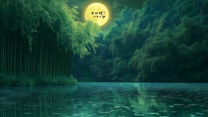 一轮明月