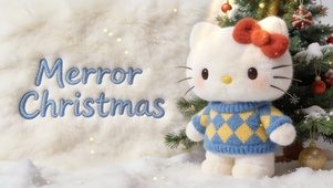 冬日氛围hello kitty