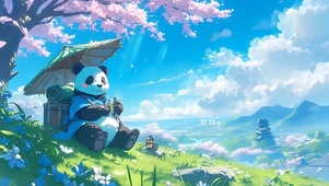 旅行的熊猫