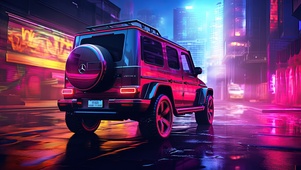 雨中霓虹大G
