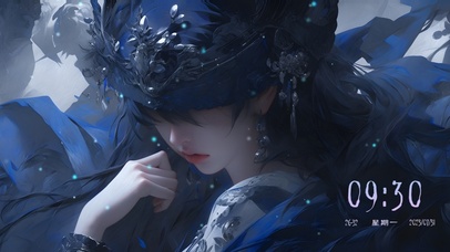 4K 唯美蒙眼少女