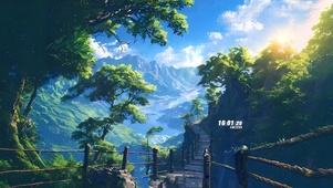 云雾山涧