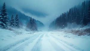 大雪纷飞