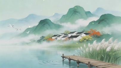 烟雨江南，水墨人家