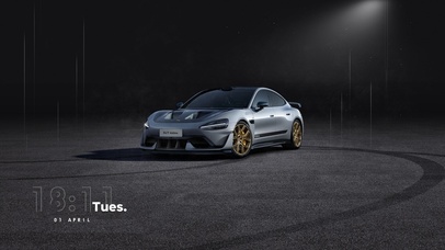 4K小米su7ultra太空银