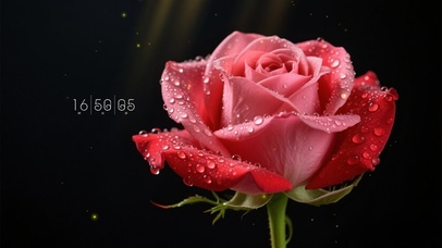 简约唯美玫瑰桌面