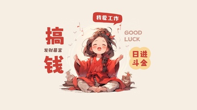 搞钱可爱女孩日进斗金