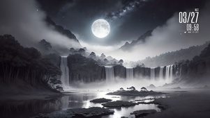 护眼国风夜色