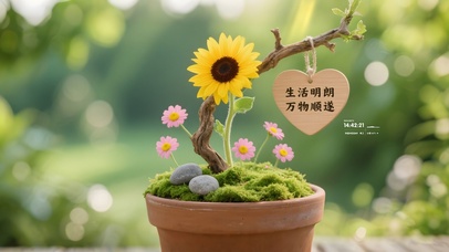 生活明朗 万物顺遂