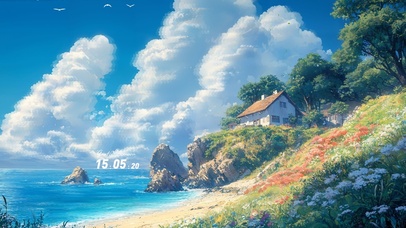 治愈海岸小屋