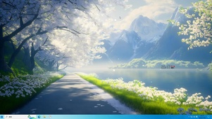 阳光清新小路