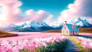 雪山花海小屋