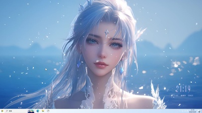 冰雪美女
