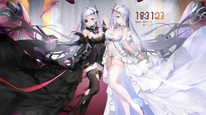 4K性感黑丝白丝美少女