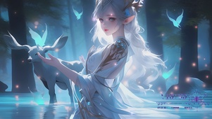 鹿与少女