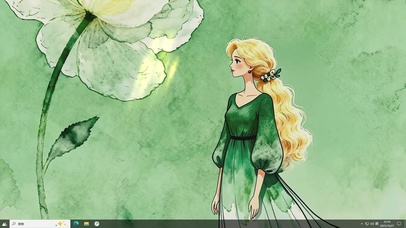 花影绘卷-桌面主题